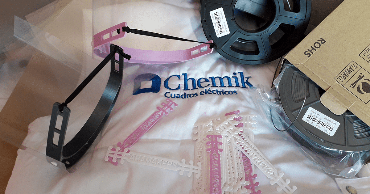 Colaboración entre Chemik y Aramakers3D